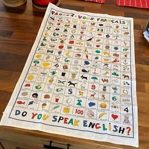 Sur La Table French Kitchen towel NWT